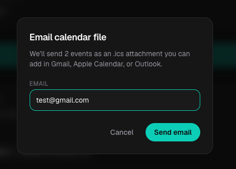 Review and edit extracted events — steps 3 and 4